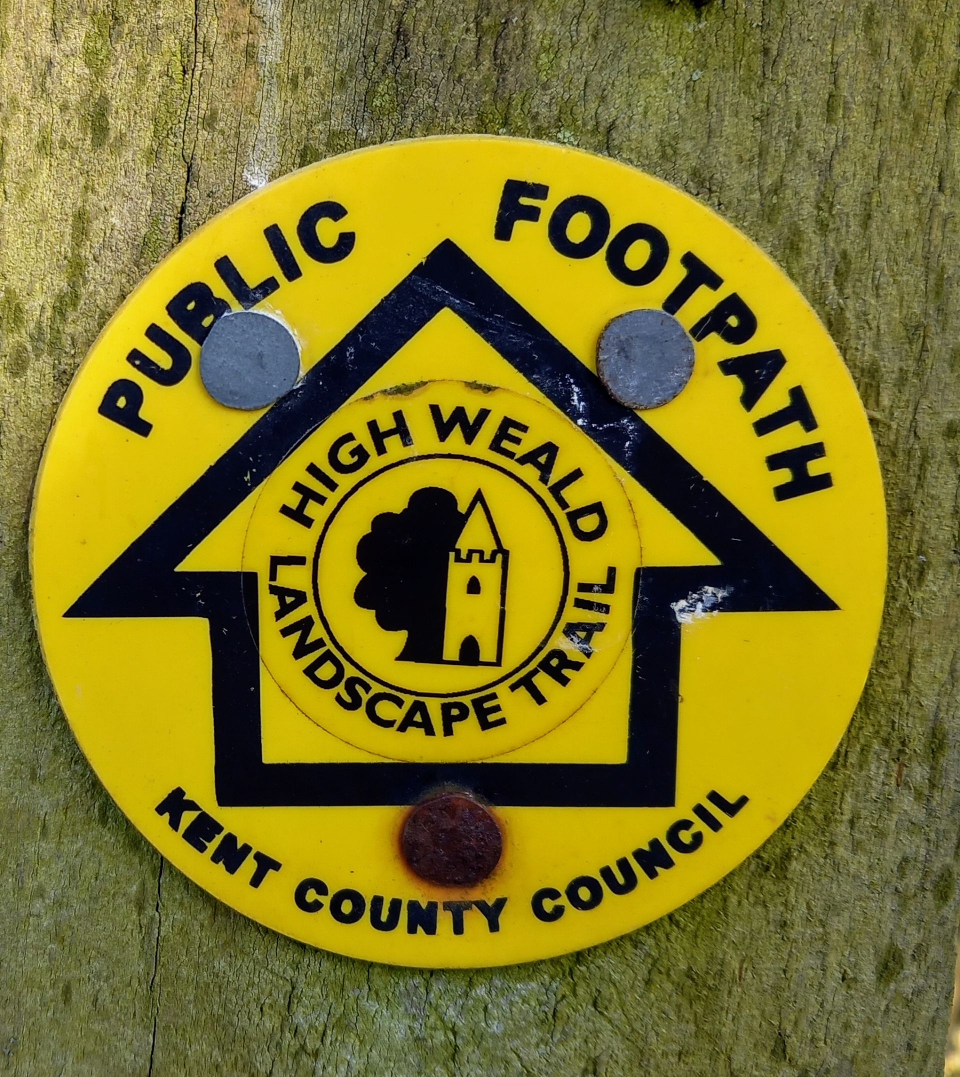 High Weald Landscape Trail signage